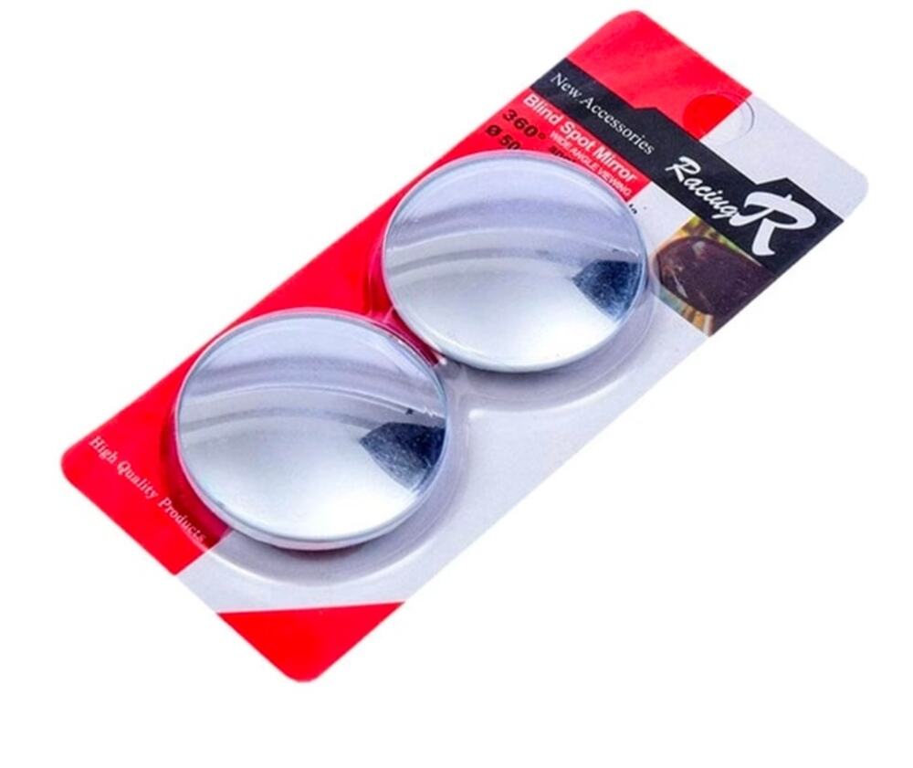 360° Adjustable Blind Spot Mirror 2-Pack Round Convex Car Side View Wide Angle M